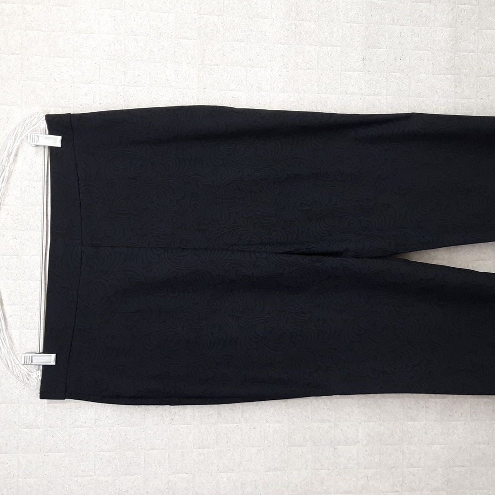 Dana Buchman Black/Dark Grey Stretch Pants